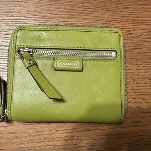 COPY - Coach mini Wallet - Ligh Green